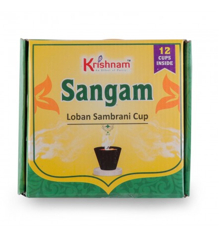 Krishnam Sangam Loban Sambrani Cup 12 In 1 Pack
